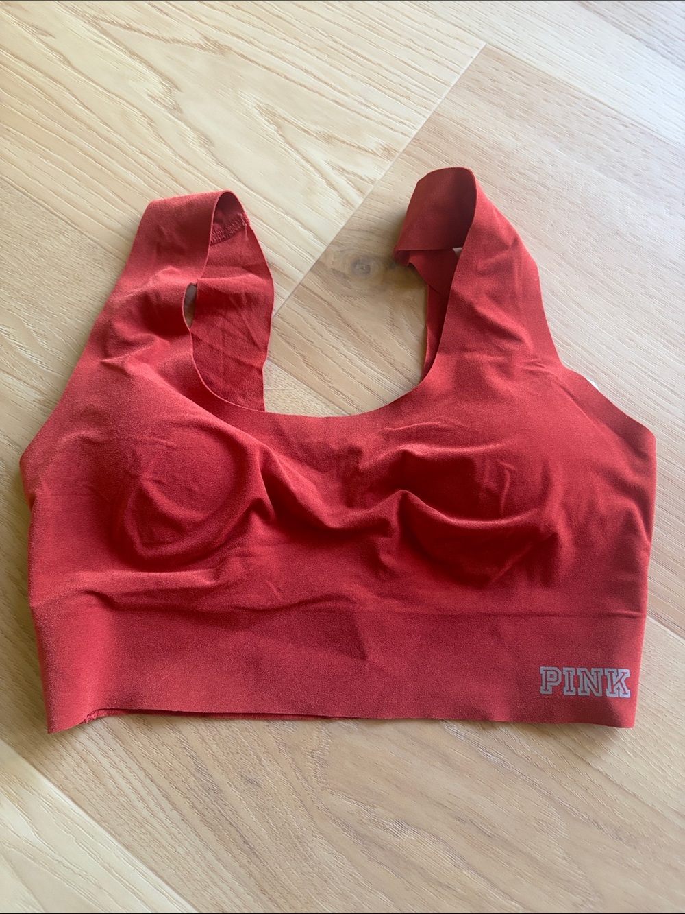 PINK Victoria's Secret Seamless Red everyday Bra